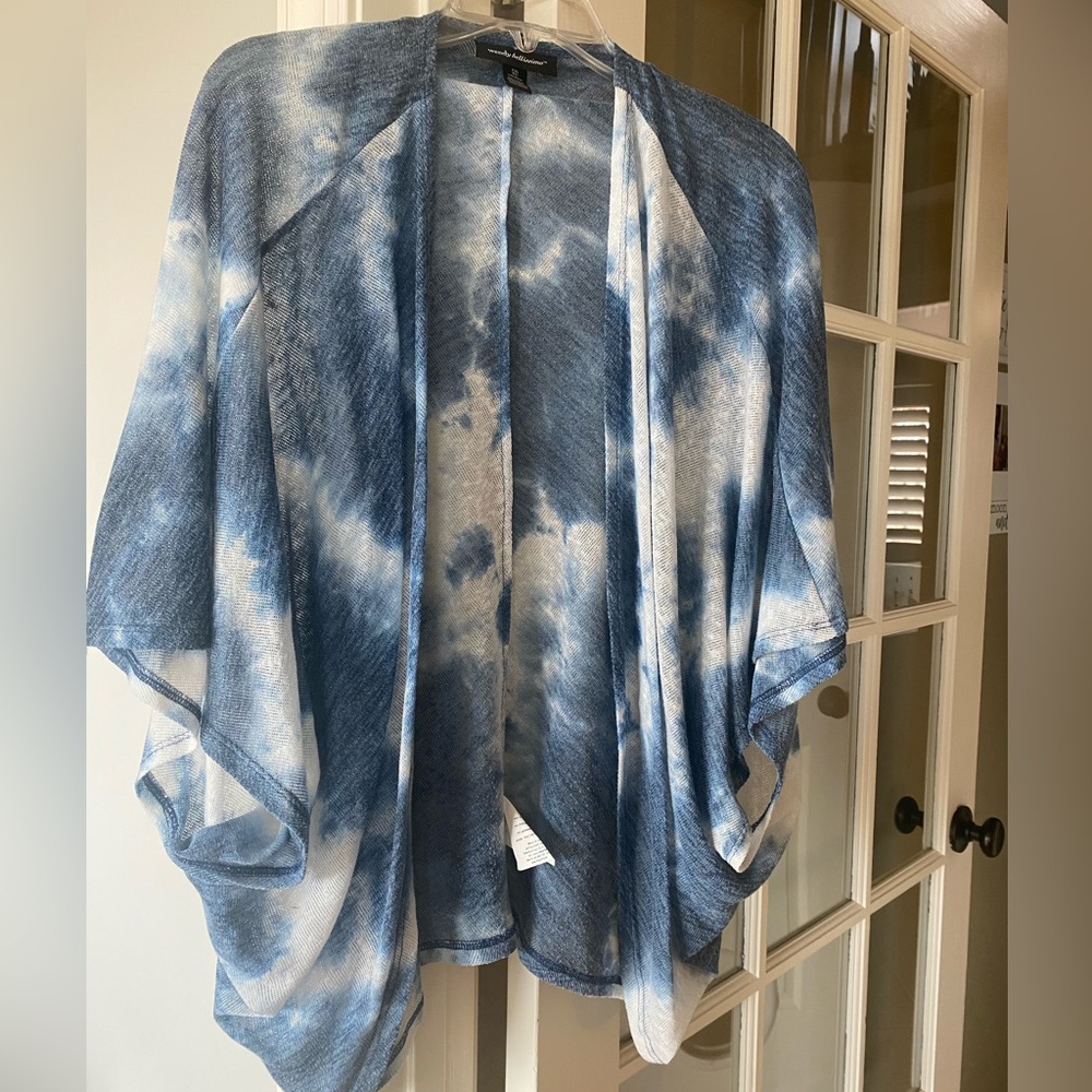 Wendy Bellisimo Sky Tye-Dye Cardigan Size OS